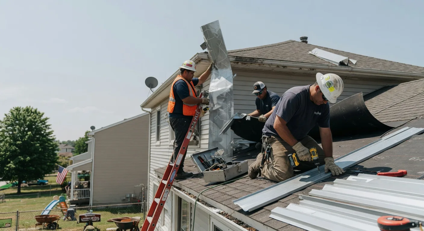 Metal Roof Repair in Austinville, IA